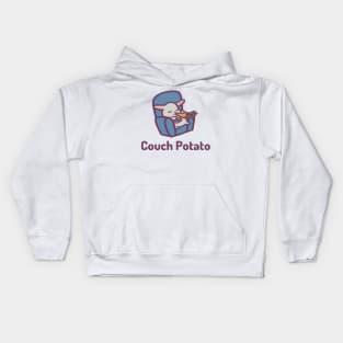 Couch Potato Cute Bunny Kids Hoodie